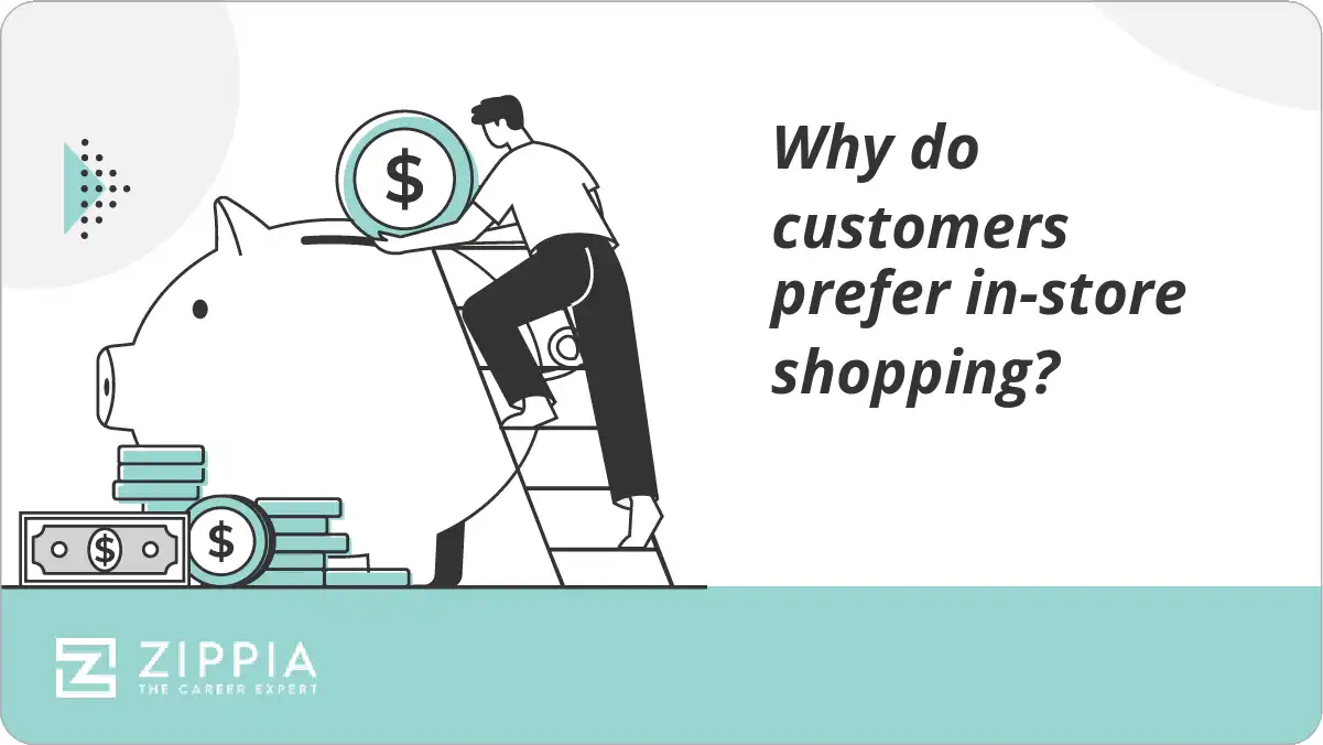 Why do customers prefer in-store shopping?