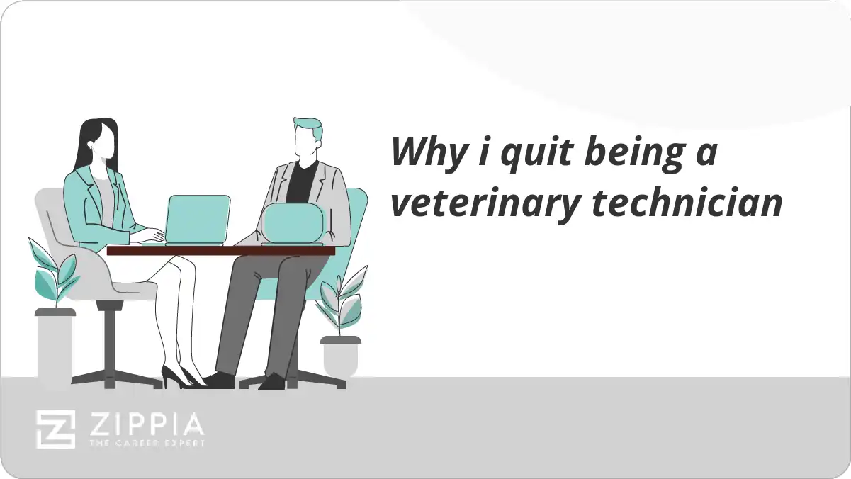 Why i quit being a veterinary technician