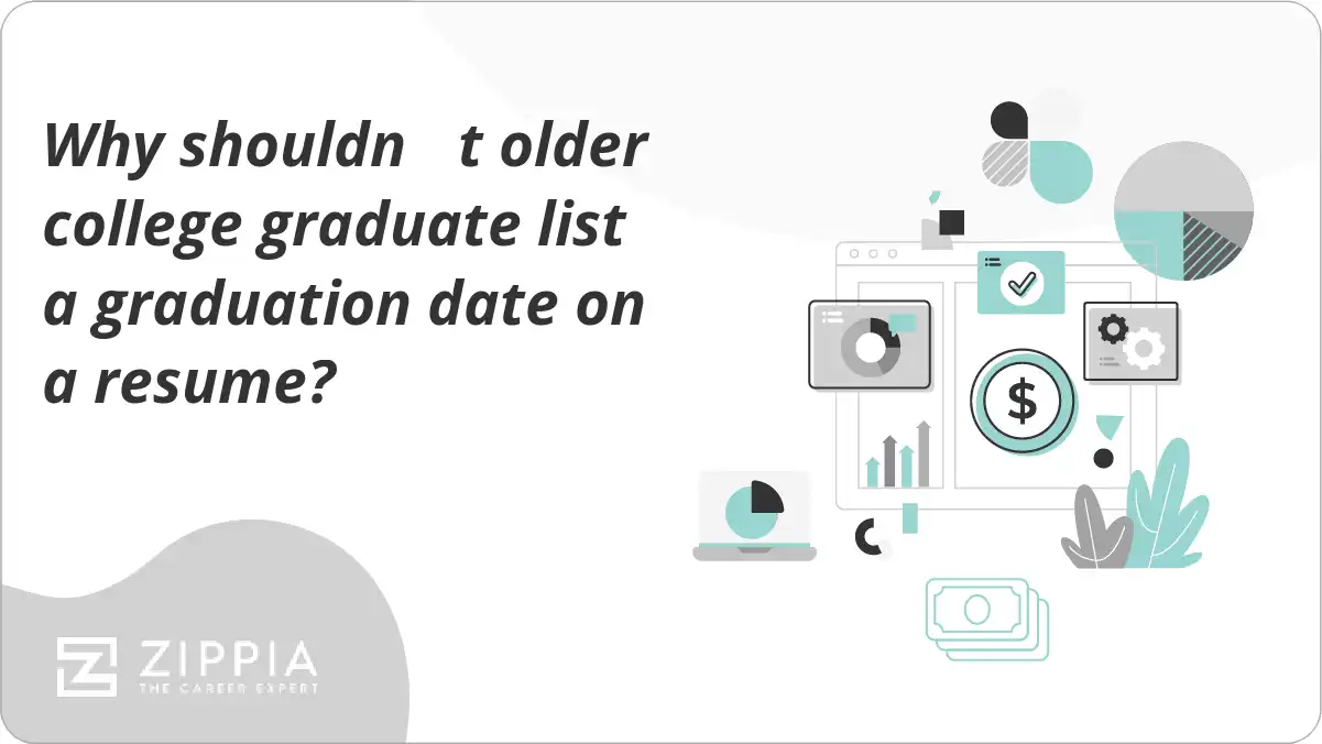 Why shouldn t older college graduate list a graduation date on a resume?