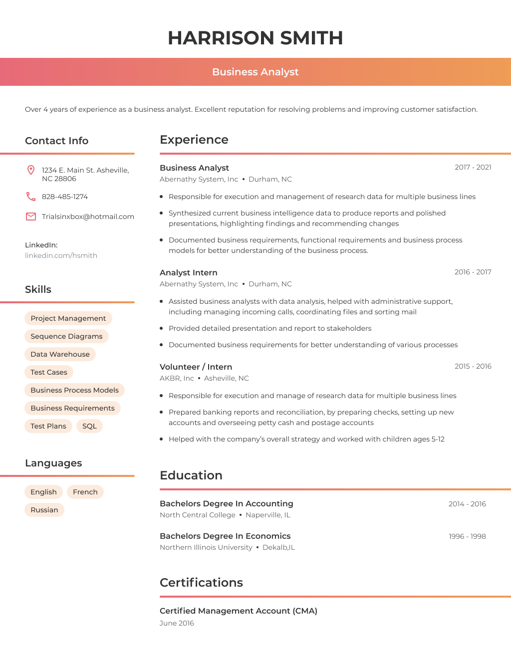 resume builder ai for freshers